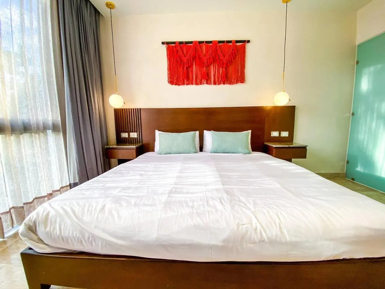 Spacious 1. 5 Bedroom Home Steps To Hunab Center And Stores Tulum Apartment